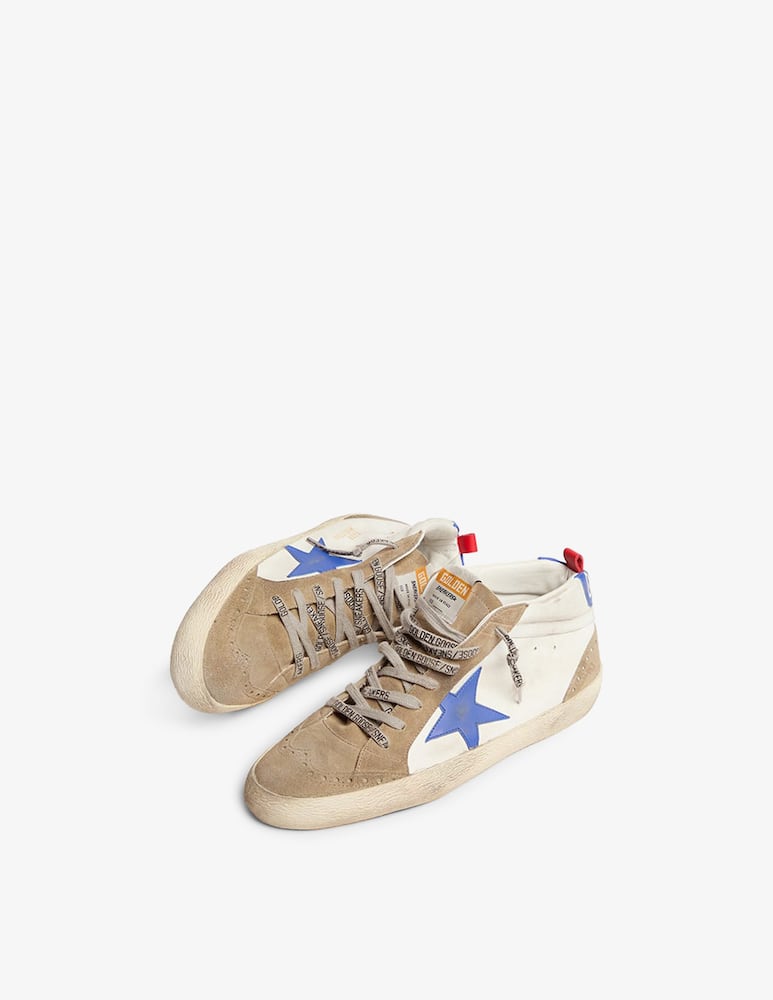 rinascente Golden Goose Sneakers Mid Star in pelle