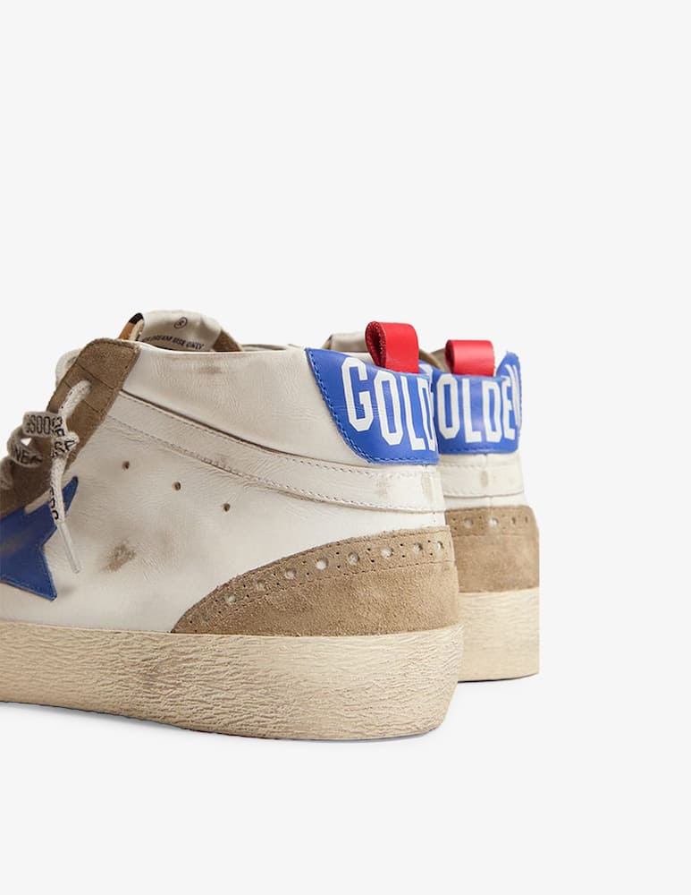 rinascente Golden Goose Sneakers Mid Star in pelle