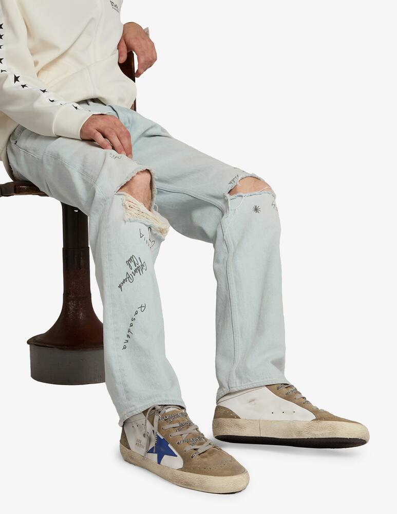 rinascente Golden Goose Sneakers Mid Star in pelle