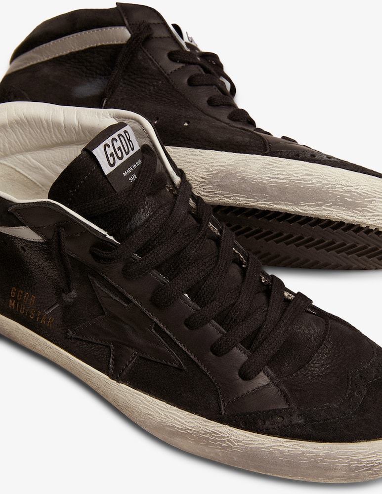 Golden Goose Sneaker Mid High Nabuk Star Suede Wave  - immagine 4