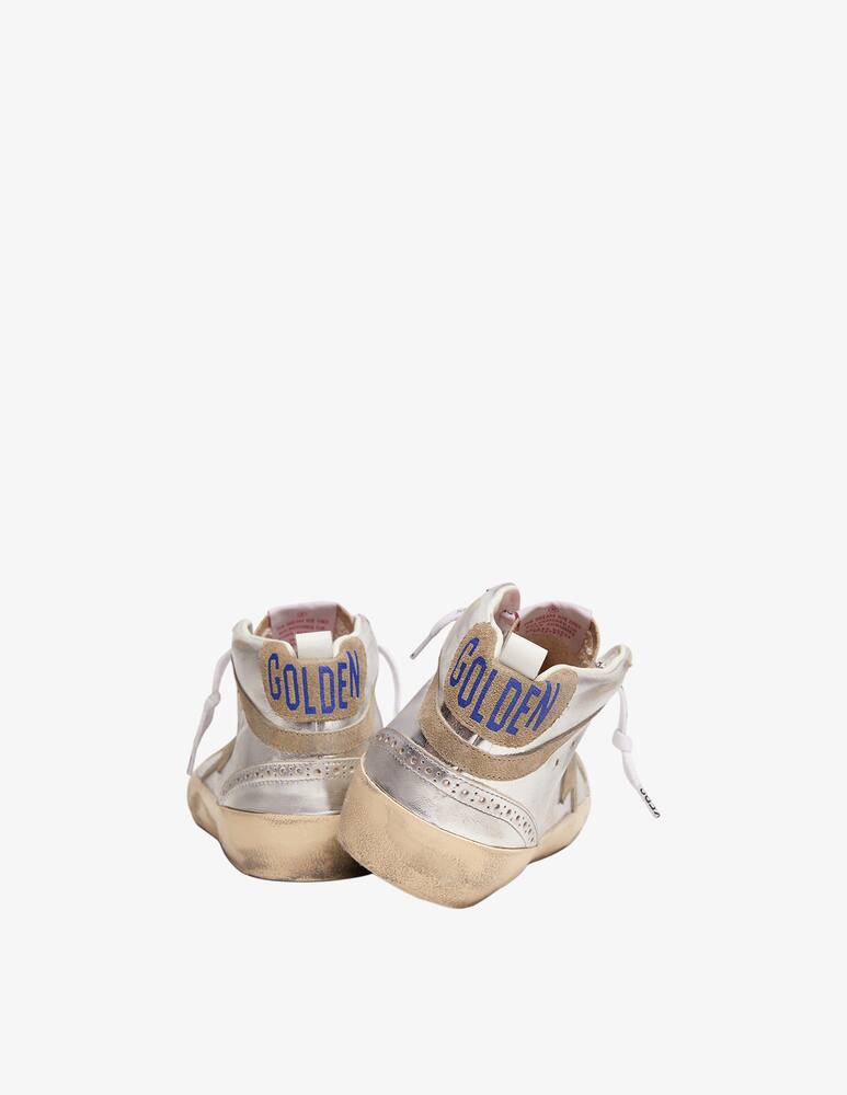 rinascente Golden Goose Sneakers Mid Star laminated spur suede wave