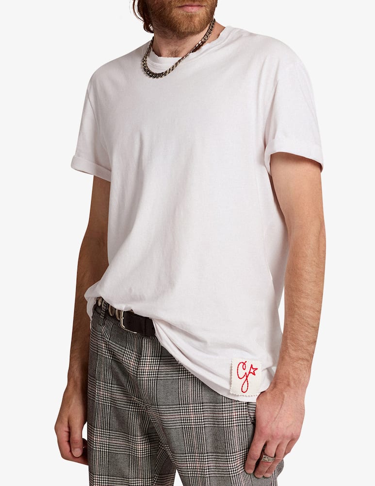Golden Goose maglietta regular fit in jersey - immagine 1 Golden Goose maglietta regular fit in jersey - immagine 1