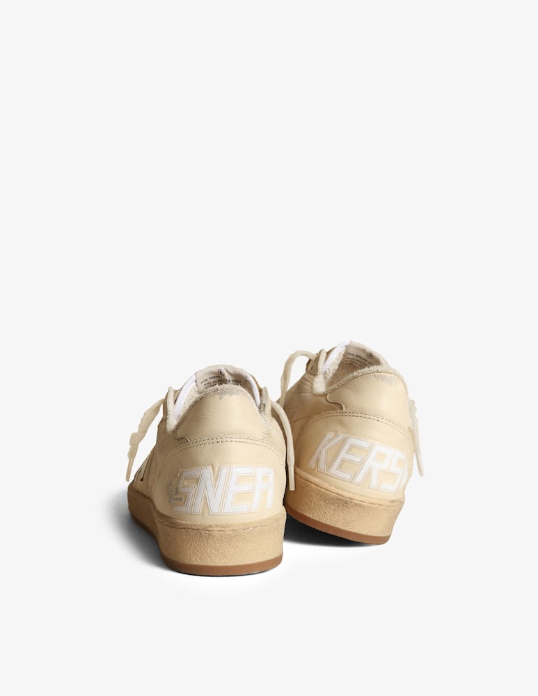 Golden Goose sneaker ball star nylon with stitching star and spur sponge - picture 5