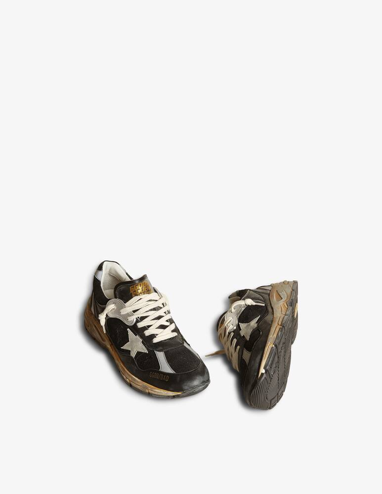 rinascente Golden Goose sneaker running dad net and nappa upper suede star