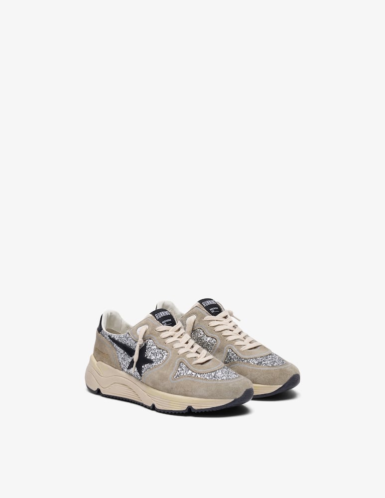 Golden Goose Sneaker running star sole glitter suede - immagine 2 Golden Goose Sneaker running star sole glitter suede - immagine 2