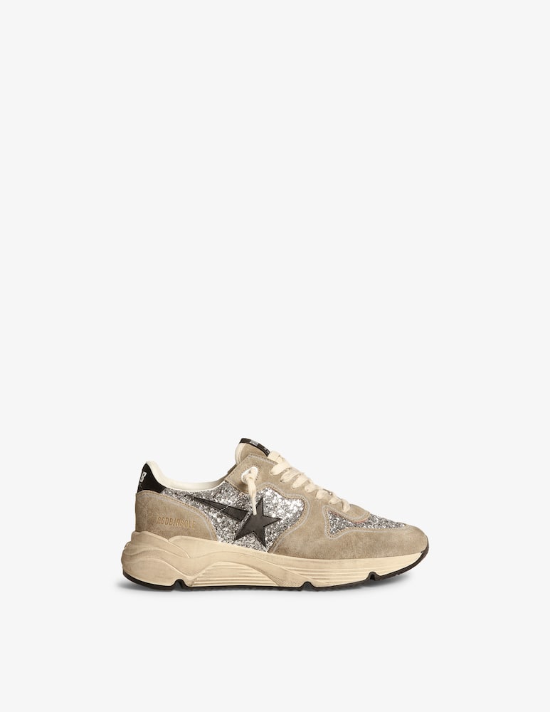 Golden Goose Sneaker running star sole glitter suede - immagine 6 Golden Goose Sneaker running star sole glitter suede - immagine 6