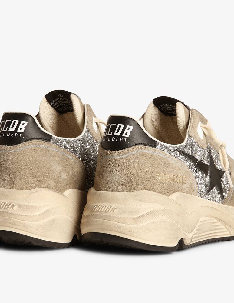 rinascente Golden Goose Sneakers running sole glitter suede spur Star