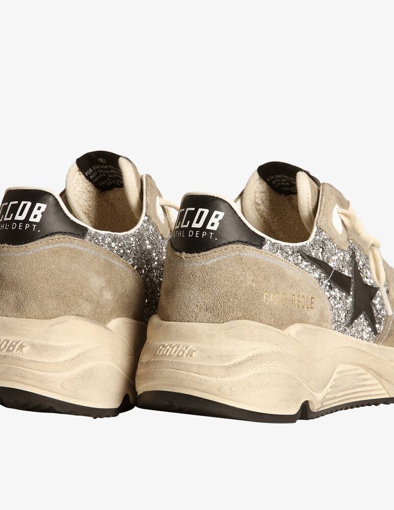 rinascente Golden Goose Sneakers running sole glitter suede spur Star