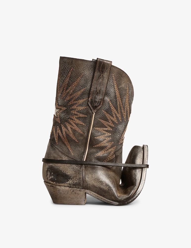Golden Goose Stivaletti bassi in pelle Wish star - immagine 2 Golden Goose Stivaletti bassi in pelle Wish star - immagine 2