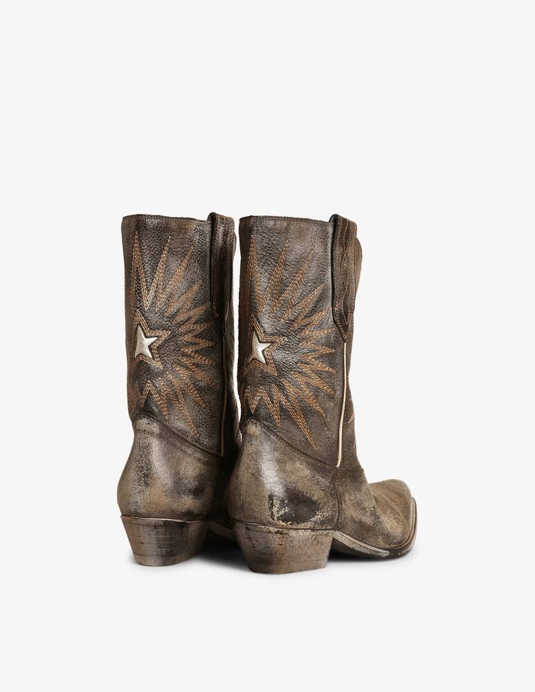 rinascente Golden Goose Stivaletti bassi in pelle Wish star