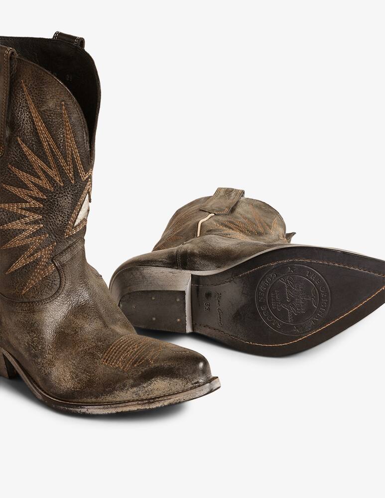 rinascente Golden Goose Stivaletti bassi in pelle Wish star