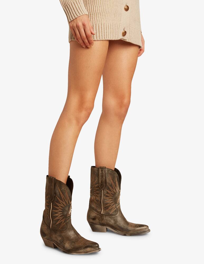 rinascente Golden Goose Stivaletti bassi in pelle Wish star