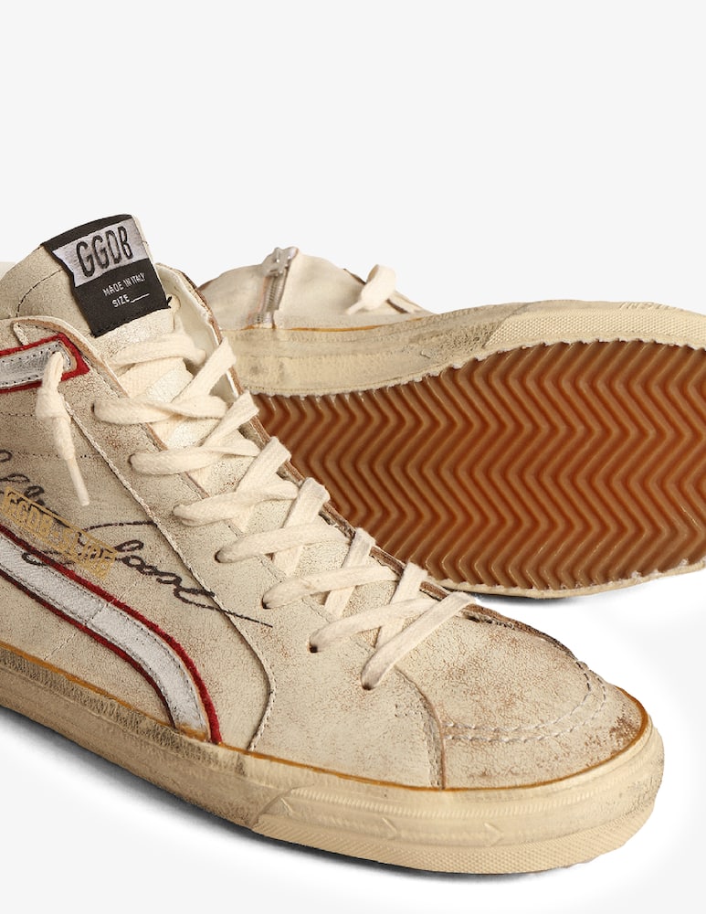 Golden Goose sneaker slide vintage signature list star laminated wave - immagine 3 Golden Goose sneaker slide vintage signature list star laminated wave - immagine 3