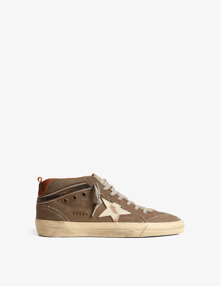 Golden Goose sneaker mid star suede tongue vintage star and wave - picture 1 Golden Goose sneaker mid star suede tongue vintage star and wave - picture 1