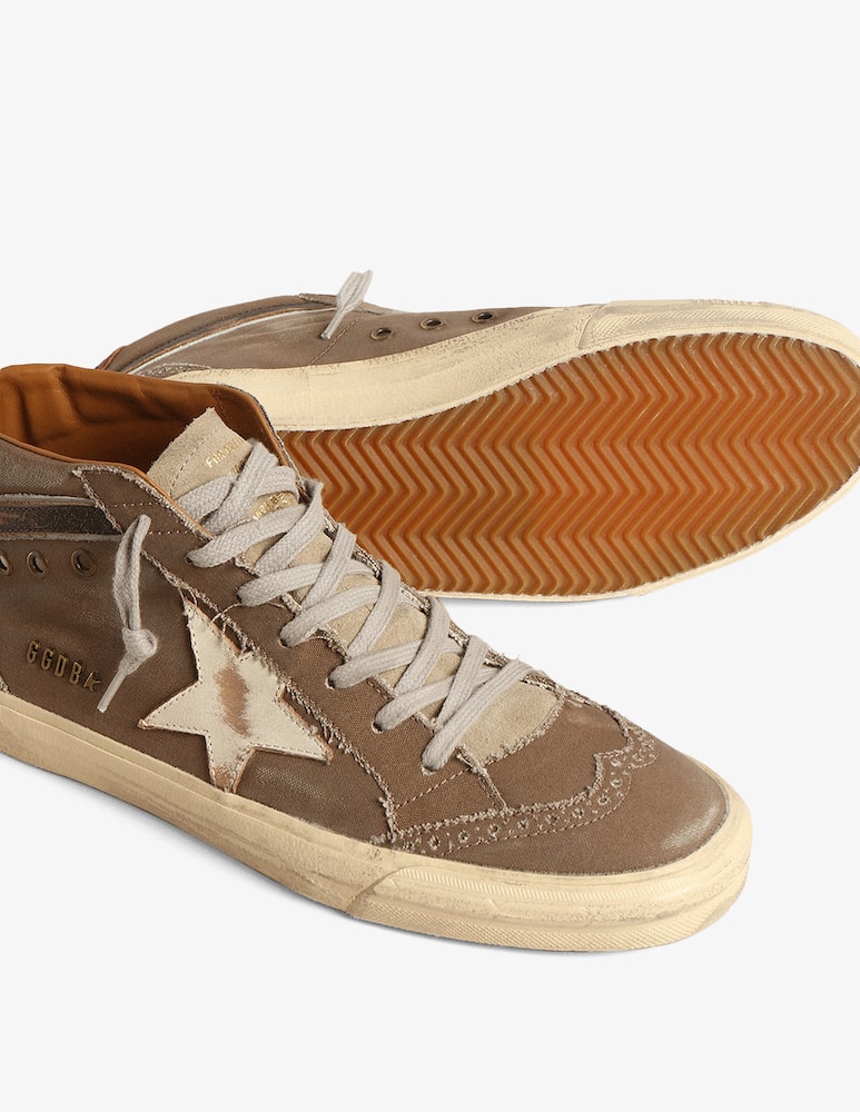 Golden Goose sneaker mid star suede tongue vintage star and wave - picture 3 Golden Goose sneaker mid star suede tongue vintage star and wave - picture 3