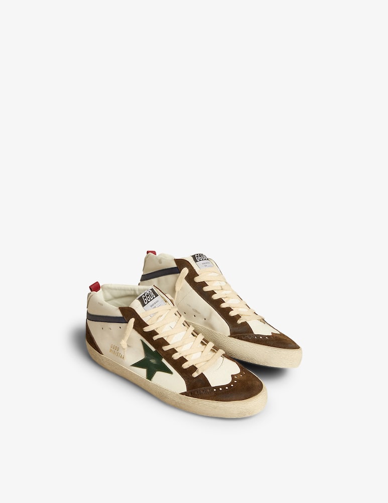 rinascente Golden Goose Sneakers Mid Upper Star suede and nappa