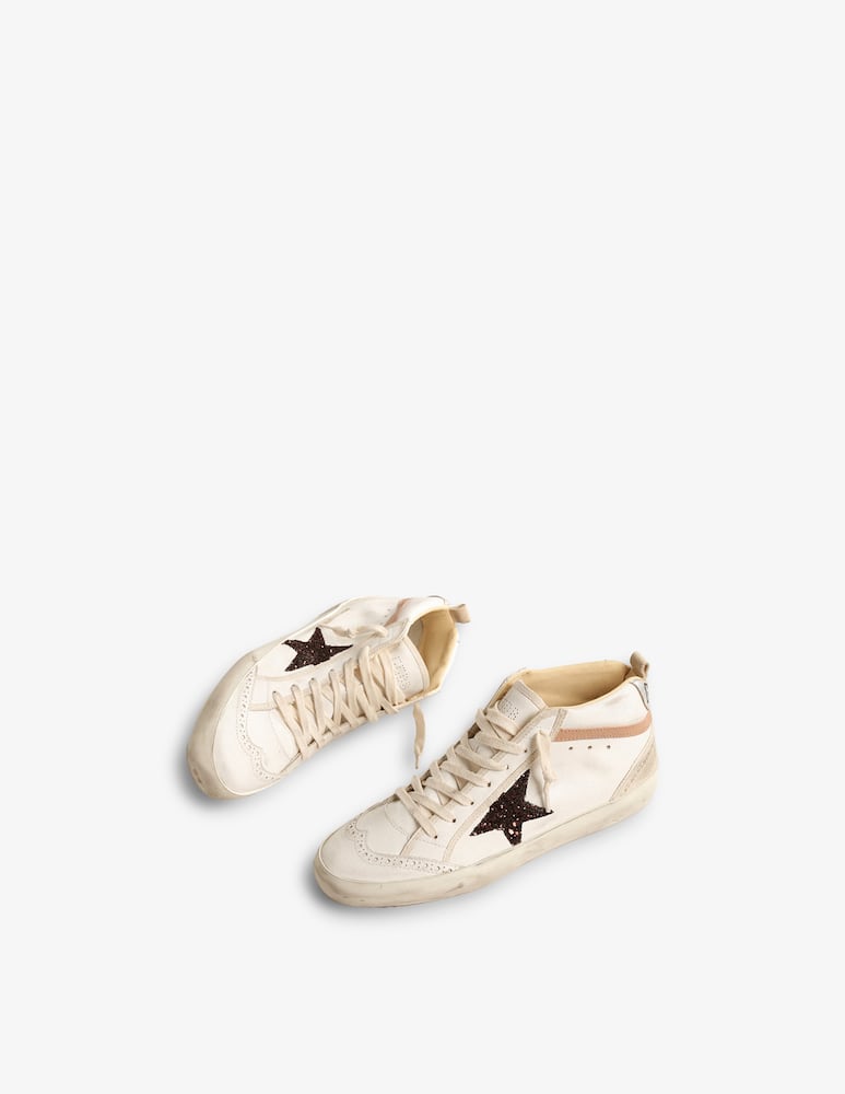 rinascente Golden Goose Sneakers Mid Star in pelle