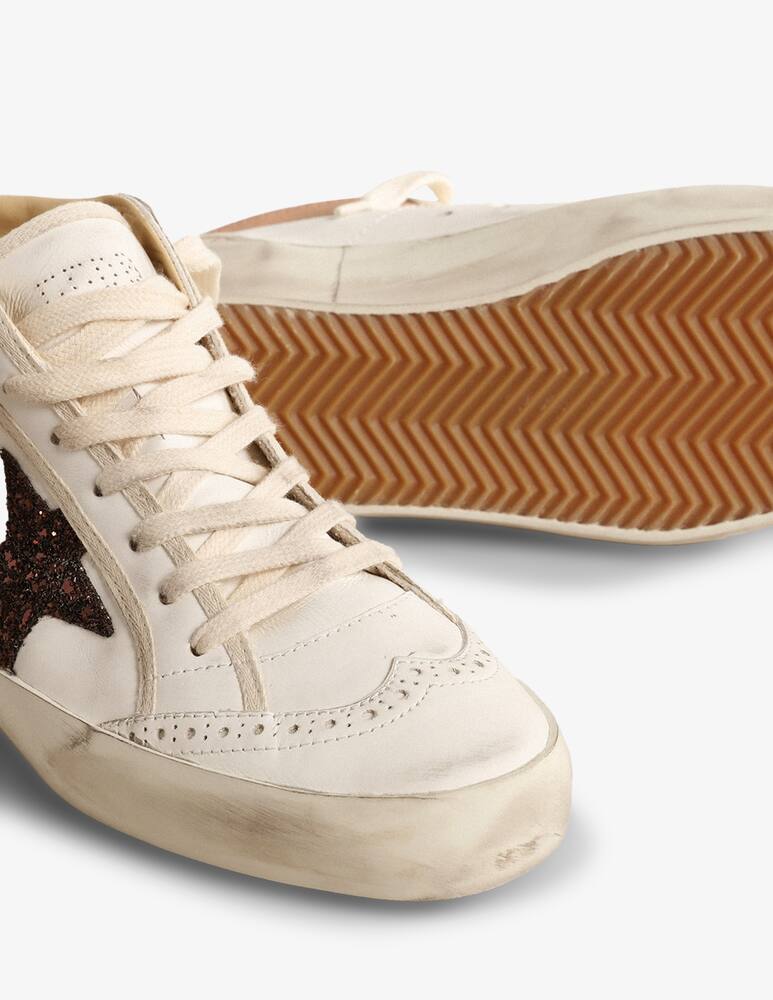 rinascente Golden Goose Sneakers Mid Star in pelle