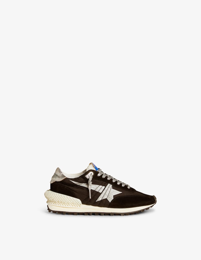 rinascente Golden Goose Marathon star nylon suede sneakers