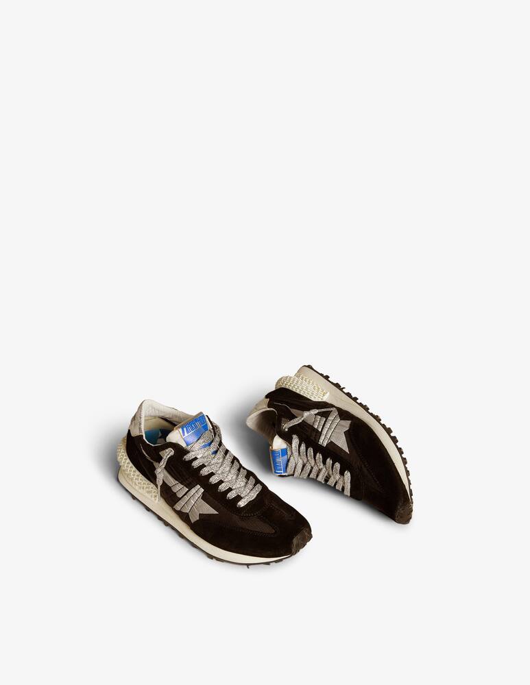 rinascente Golden Goose Marathon star nylon suede sneakers