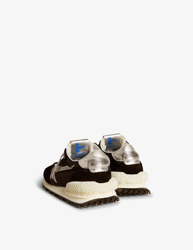 rinascente Golden Goose Marathon star nylon suede sneakers