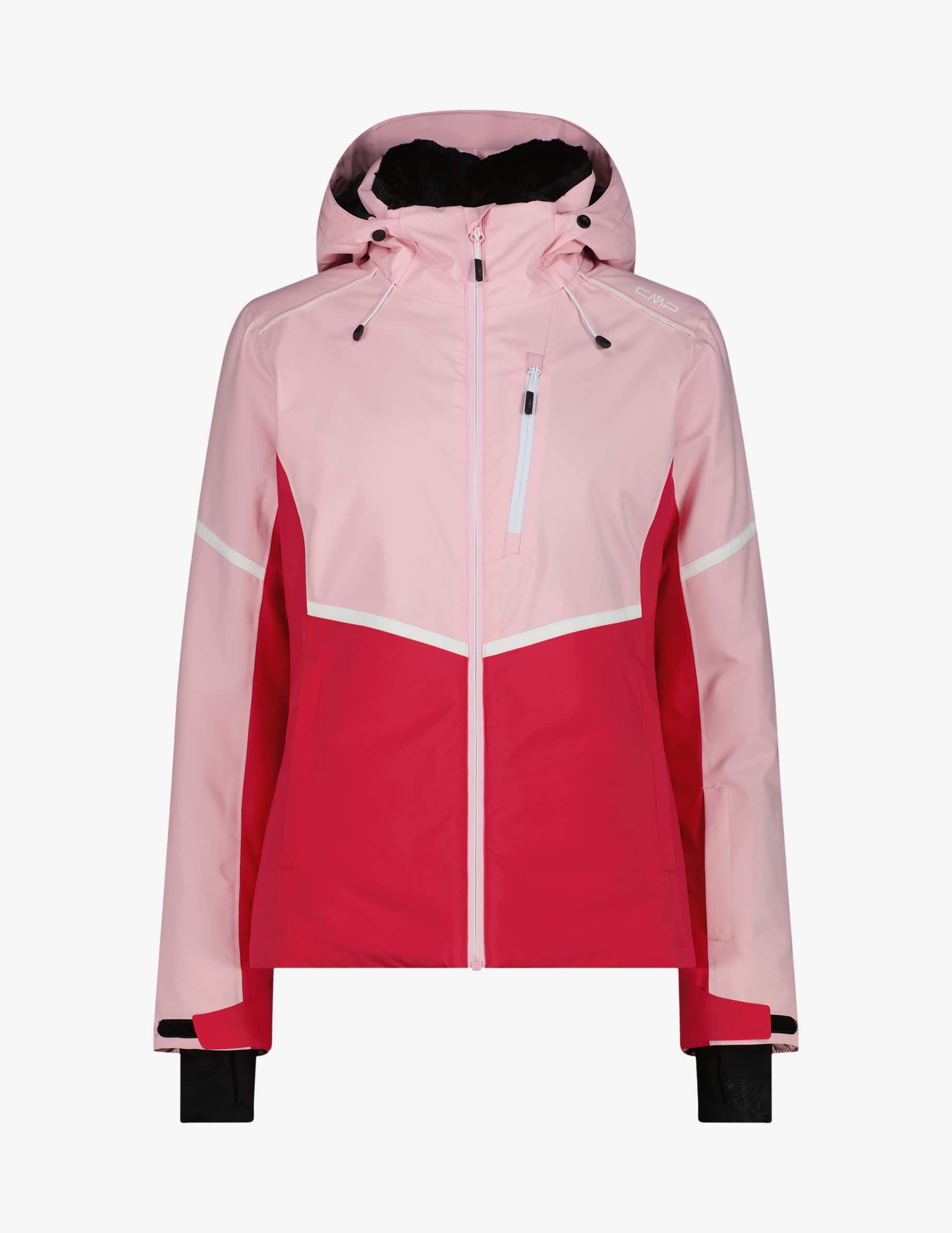 Giacca Da Neve Donna CMP Con Cappuccio In Twill Zip Hood – H907 Anemone, Sportiva E Calda