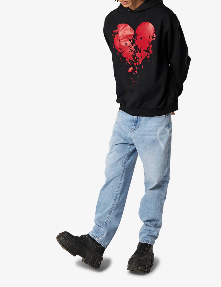 rinascente Vision of Super Felpa cuore spezzato