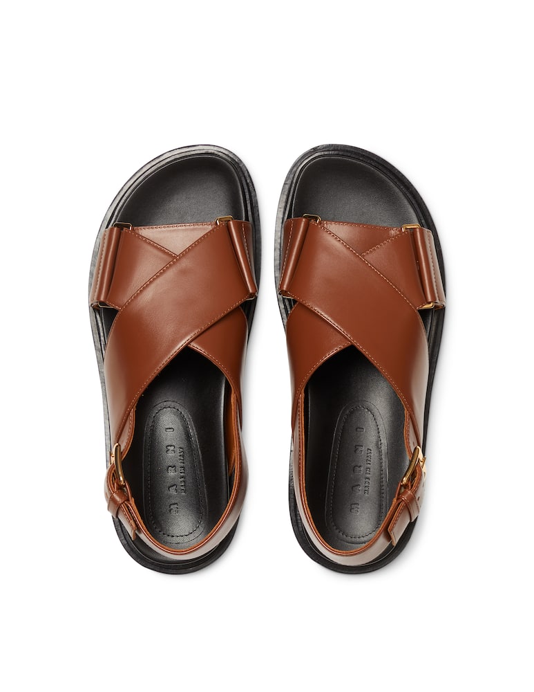 rinascente Marni Sandali Fussbett in pelle