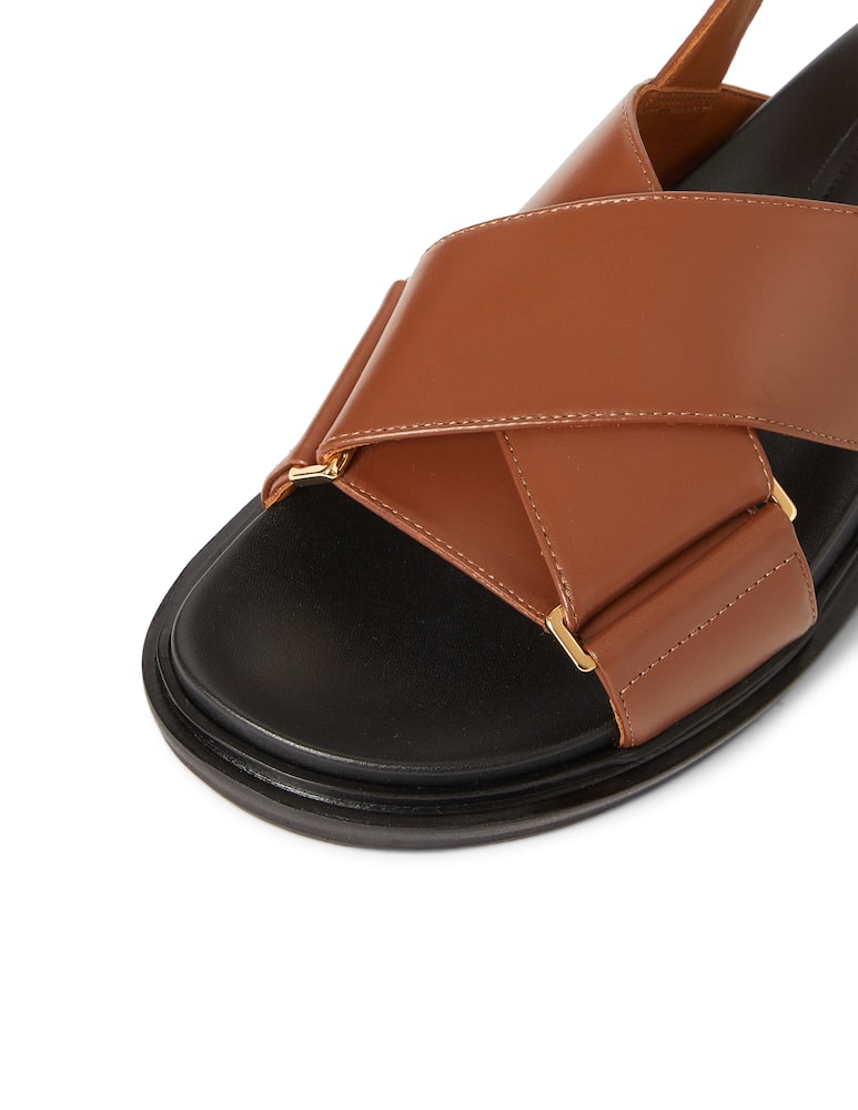 rinascente Marni Sandali Fussbett in pelle