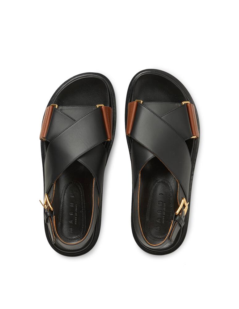 rinascente Marni Sandalo in pelle bicolor
