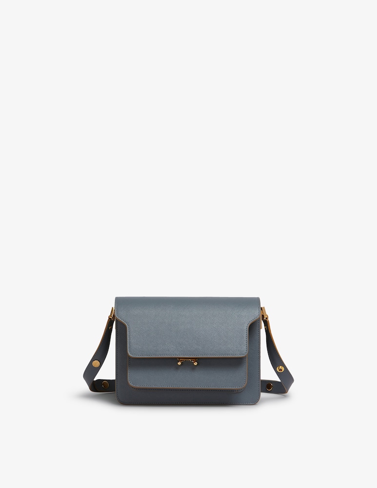 rinascente Marni Trunk bag media in pelle saffiano