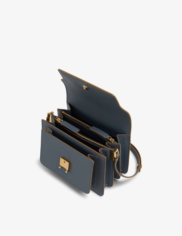 rinascente Marni Trunk bag media in pelle saffiano