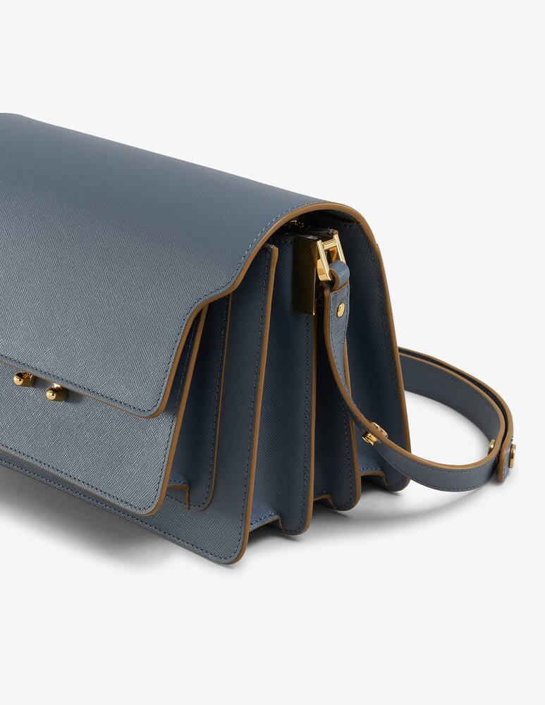 rinascente Marni Trunk bag media in pelle saffiano