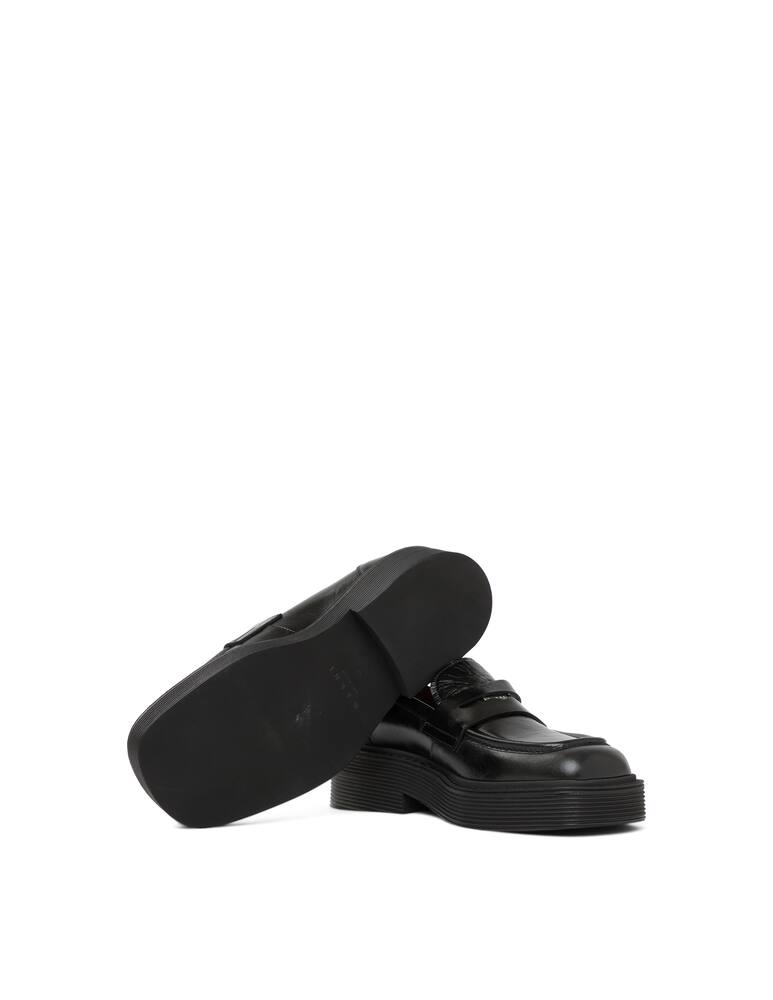rinascente Marni Leather square toe loafers