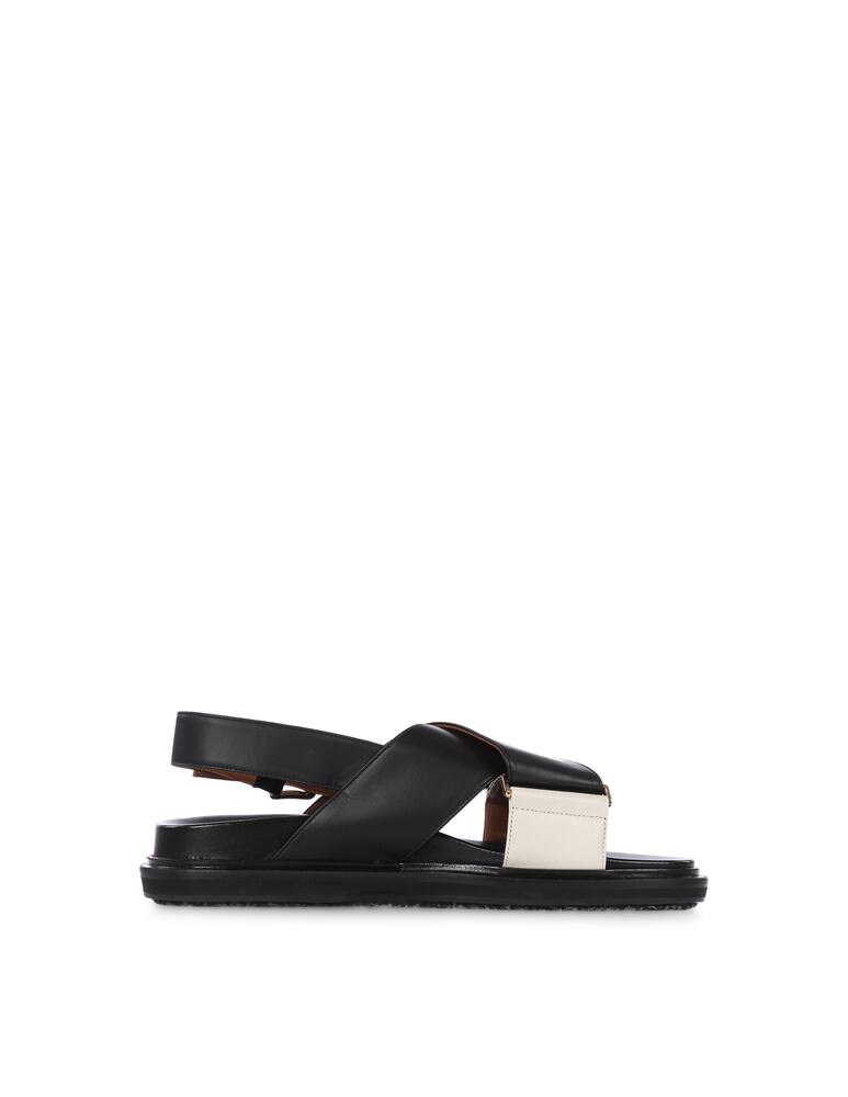 Marni Fussbett Bi-Coloured Criss-Cross sandals - picture 1 Marni Fussbett Bi-Coloured Criss-Cross sandals - picture 1