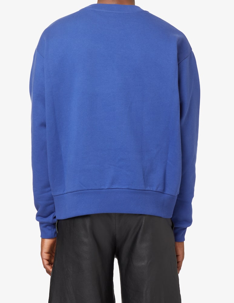 rinascente Marni Logo cutout roundneck sweatshirt - Blue