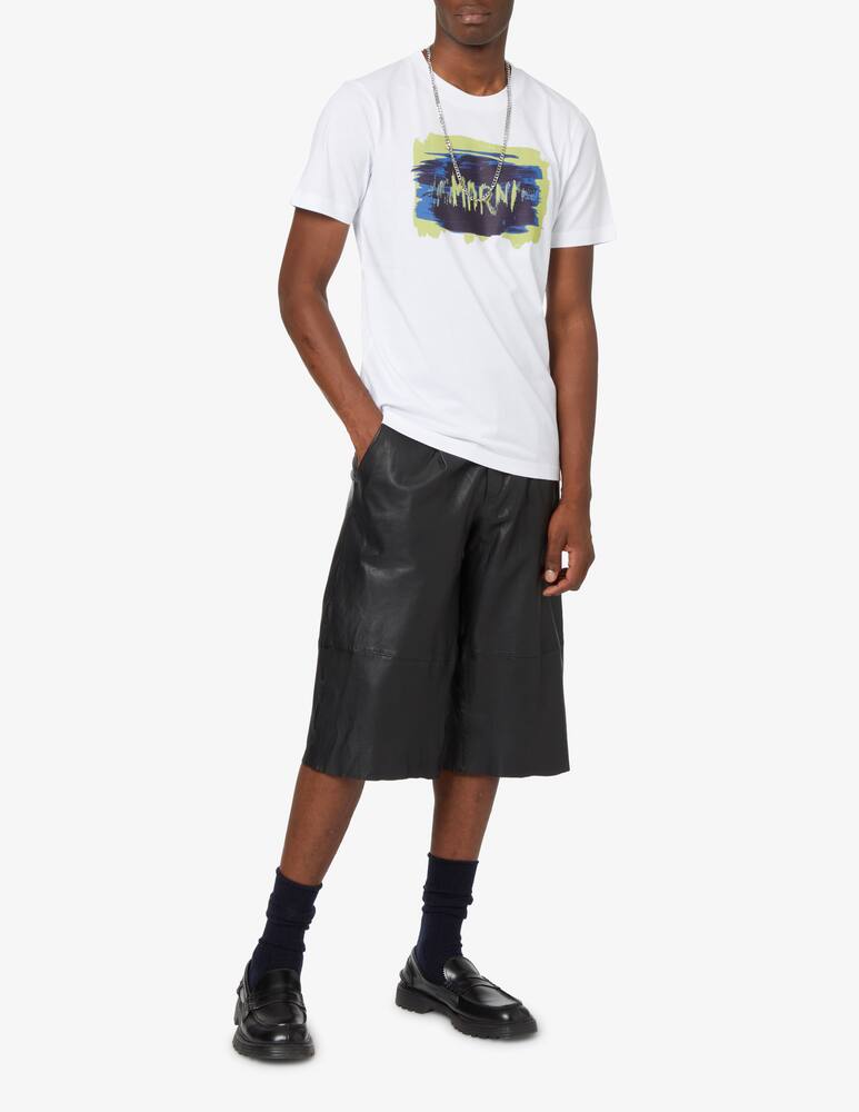 rinascente Marni Logo paint t-shirt - White