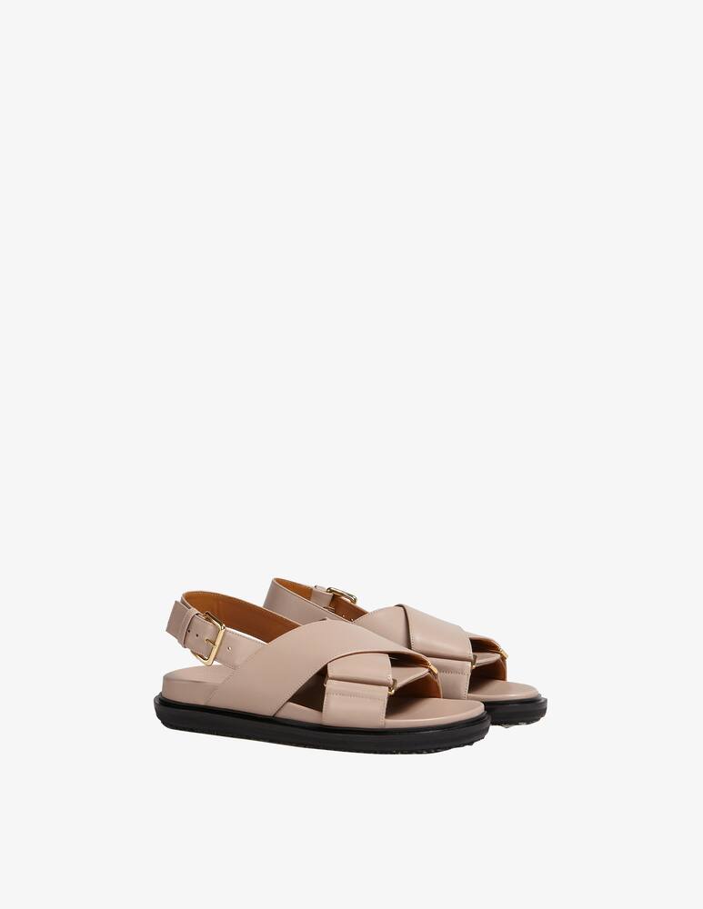 rinascente Marni Fussbett smooth calf leather sandals