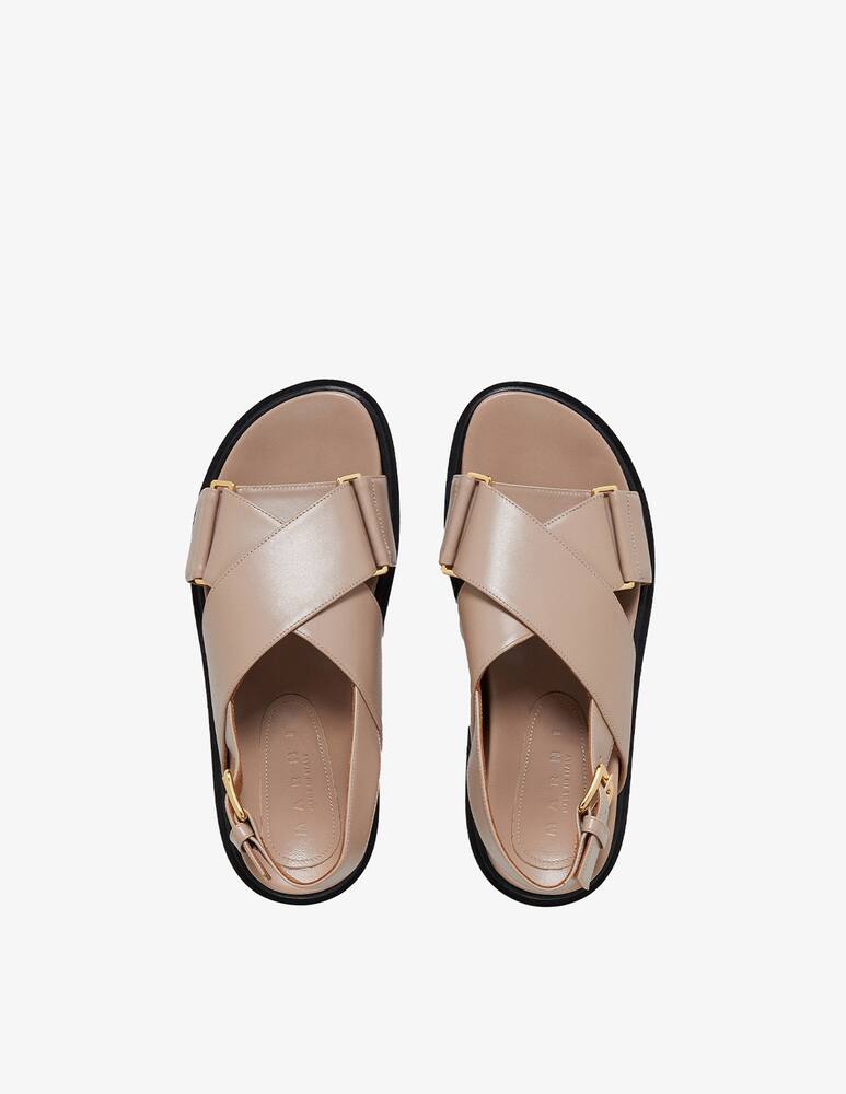 rinascente Marni Fussbett smooth calf leather sandals
