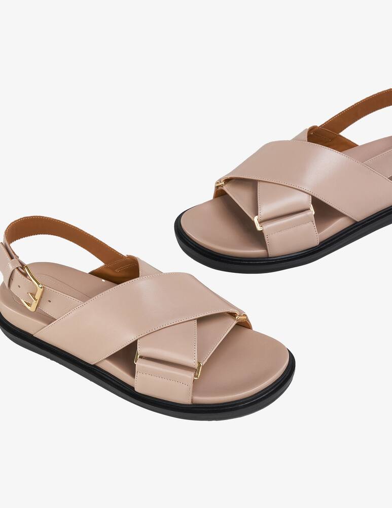 rinascente Marni Fussbett smooth calf leather sandals