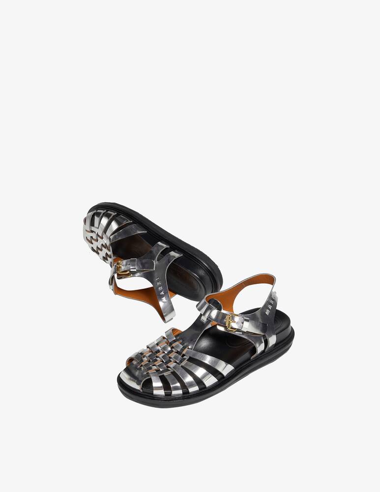 rinascente Marni Leather flat sandals