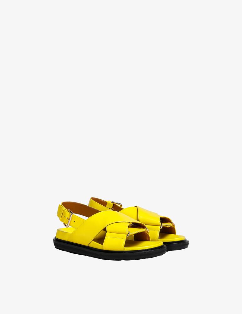 rinascente Marni Fussbett smooth calf leather sandals
