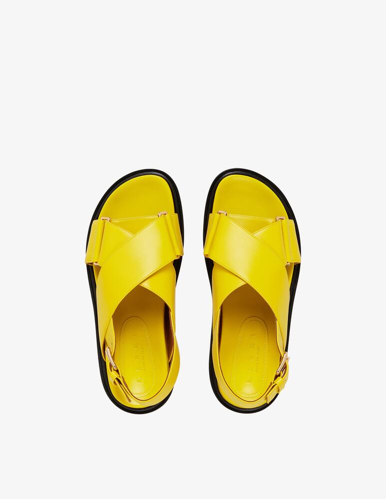 rinascente Marni Fussbett smooth calf leather sandals