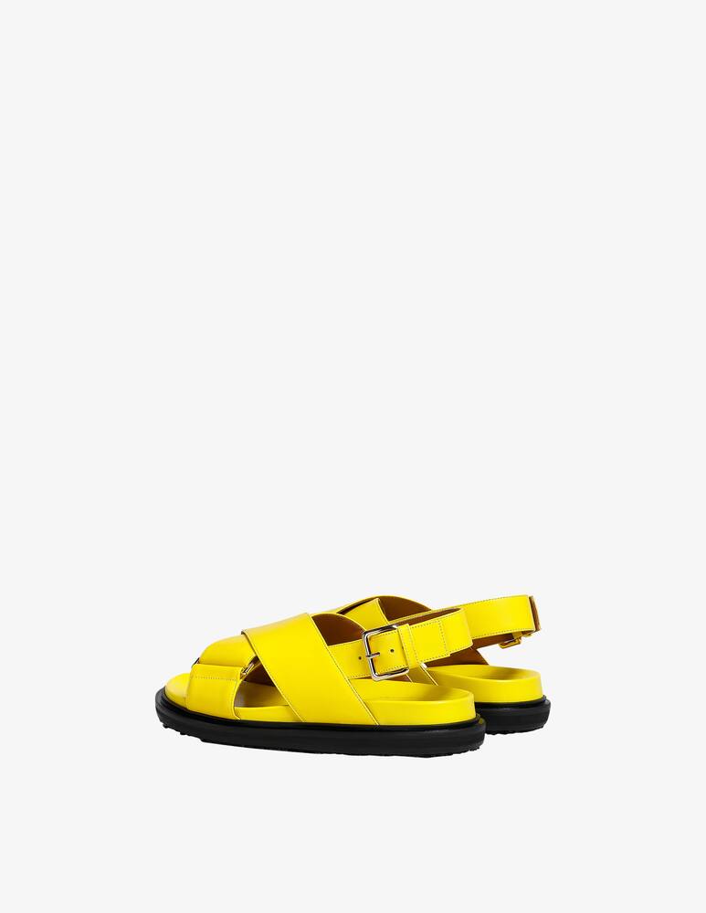 rinascente Marni Fussbett smooth calf leather sandals