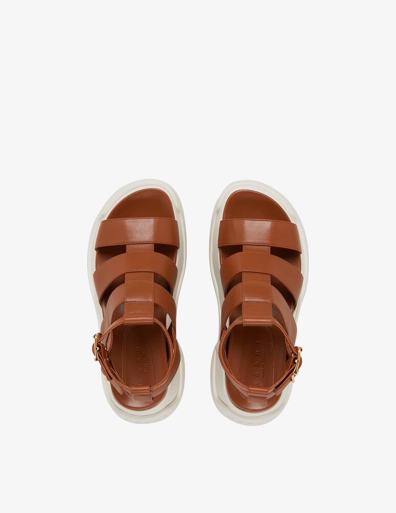 rinascente Marni Leather flat sandals
