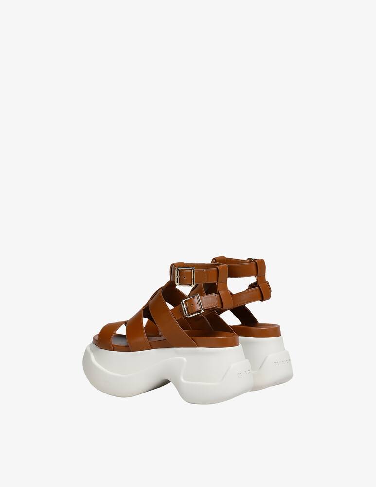 rinascente Marni Leather flat sandals