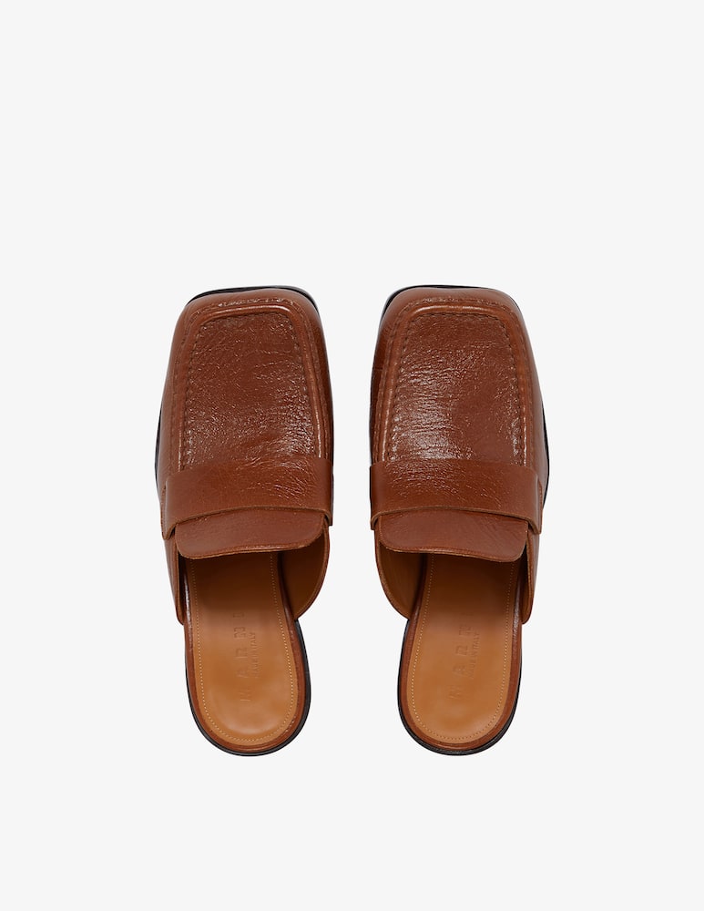 rinascente Marni Leather flat sandals