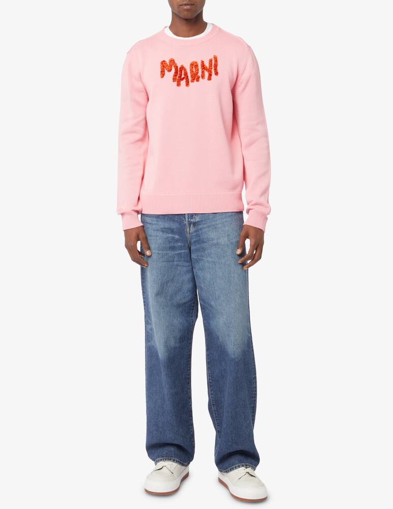 rinascente Marni Roundneck logo sweater