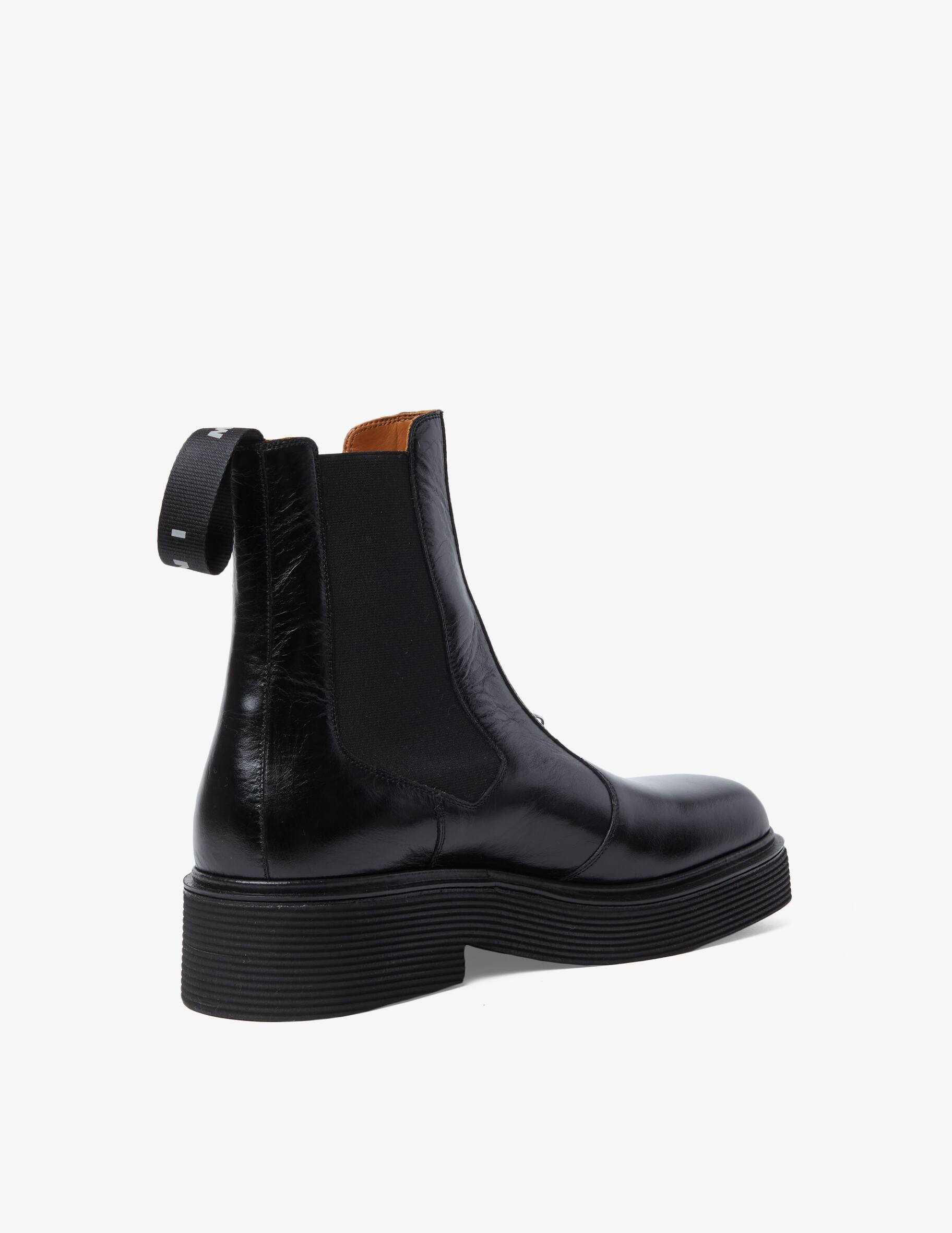 Marni Pierced Chelsea boots black. Size 43 Marni Chelsea Boot | Shiny Black | Canoe Club main image 4