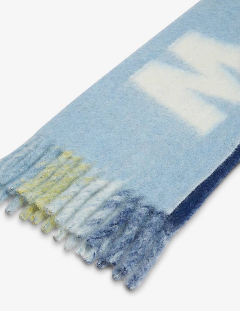 Marni Wool scarf with maxi logo - picture 4 Marni Wool scarf with maxi logo - picture 4